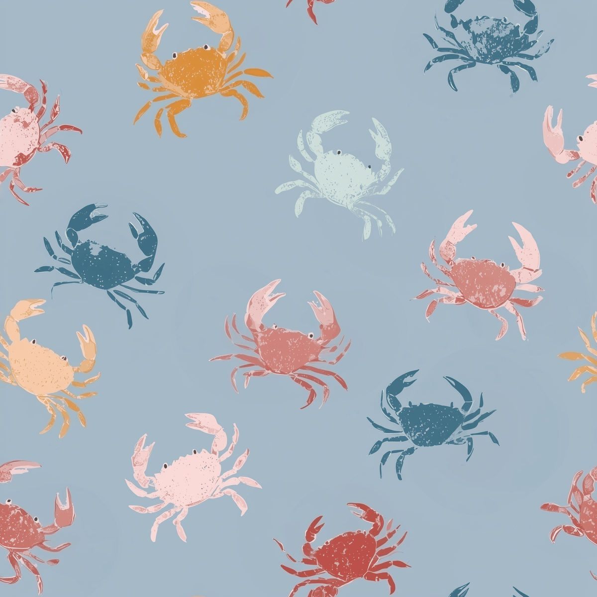 Saltwater Crawl Wallpaper - Painted Paper