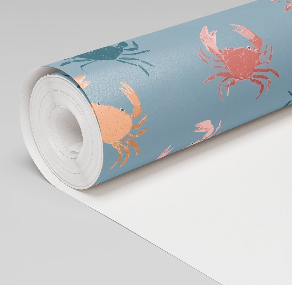 Saltwater Crawl Wallpaper - Painted Paper