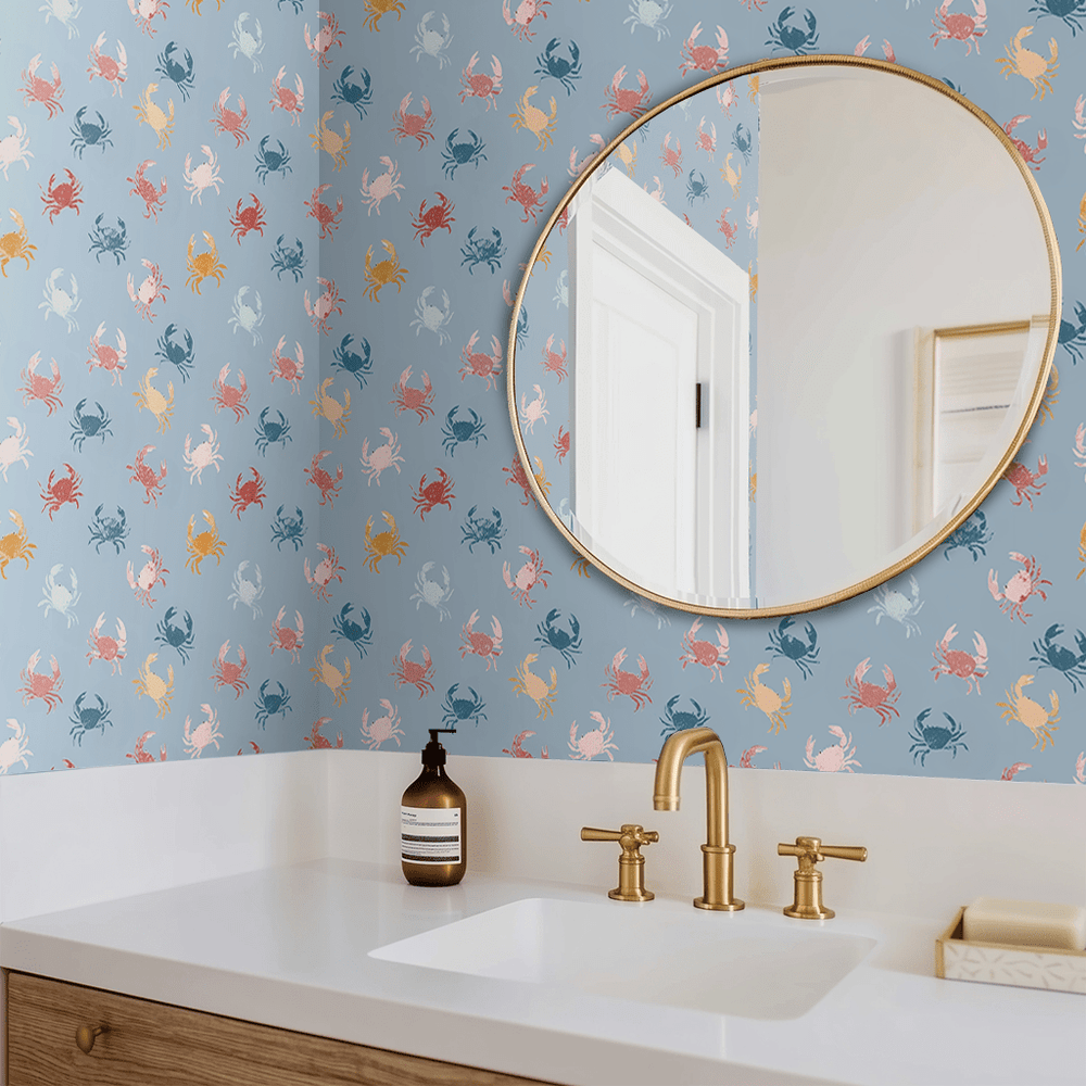 Saltwater Crawl Wallpaper - Painted Paper