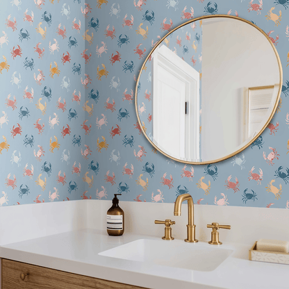 Saltwater Crawl Wallpaper - Painted Paper