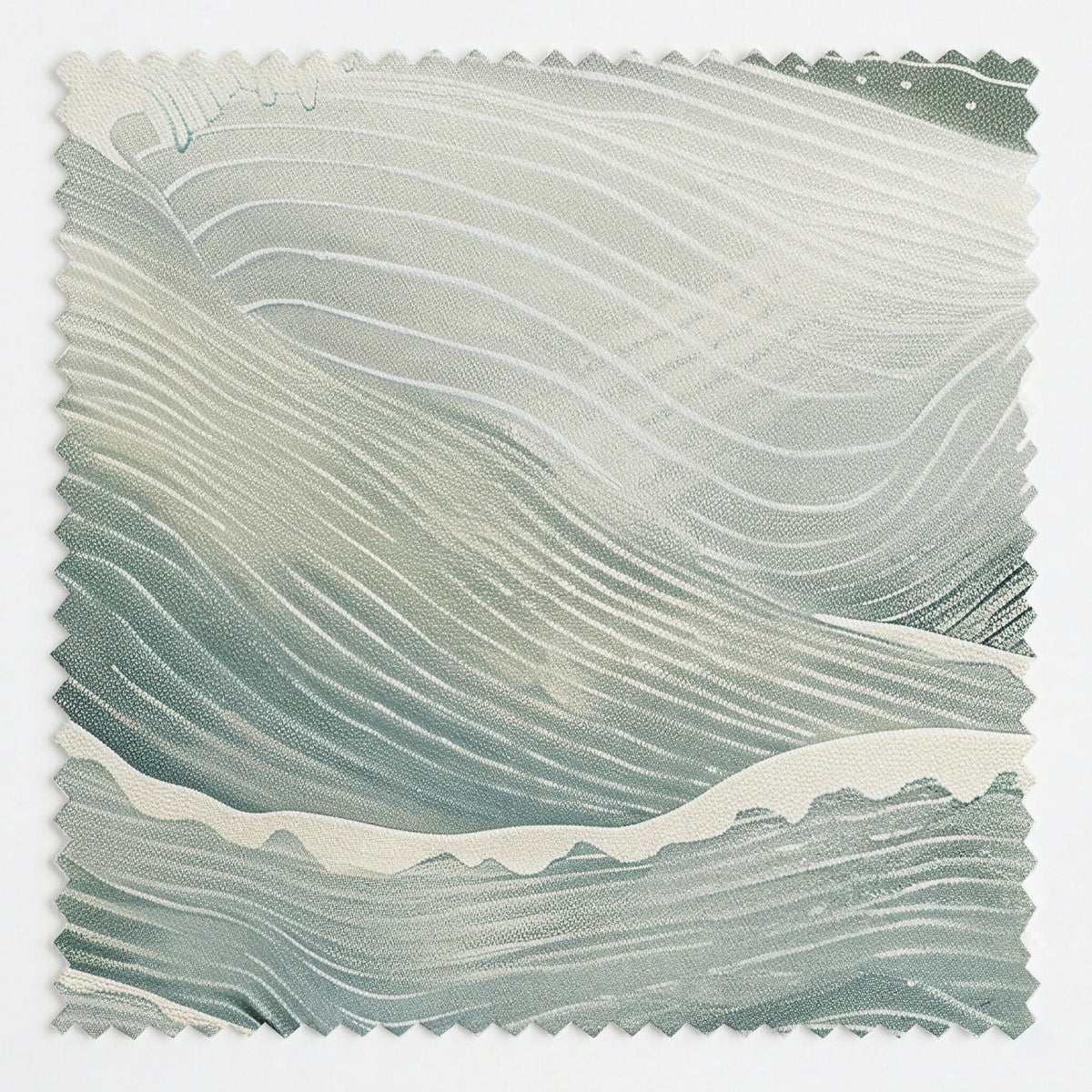 Saltwater Waves - Fabric - Painted Paper