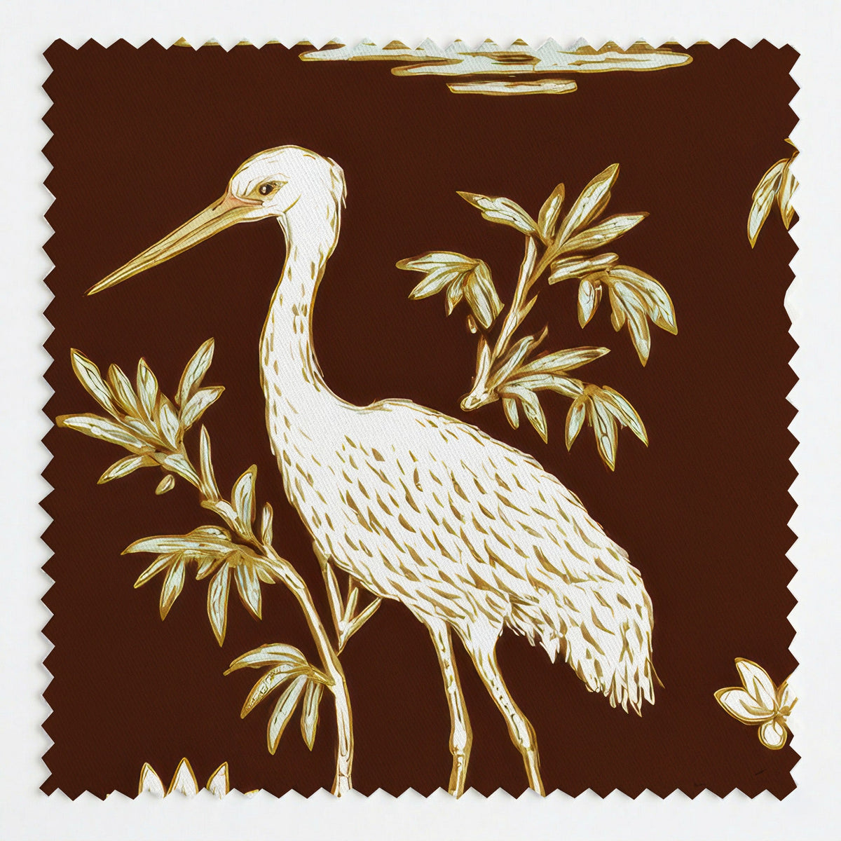 Sandhill Cranes - Fabric - Painted Paper