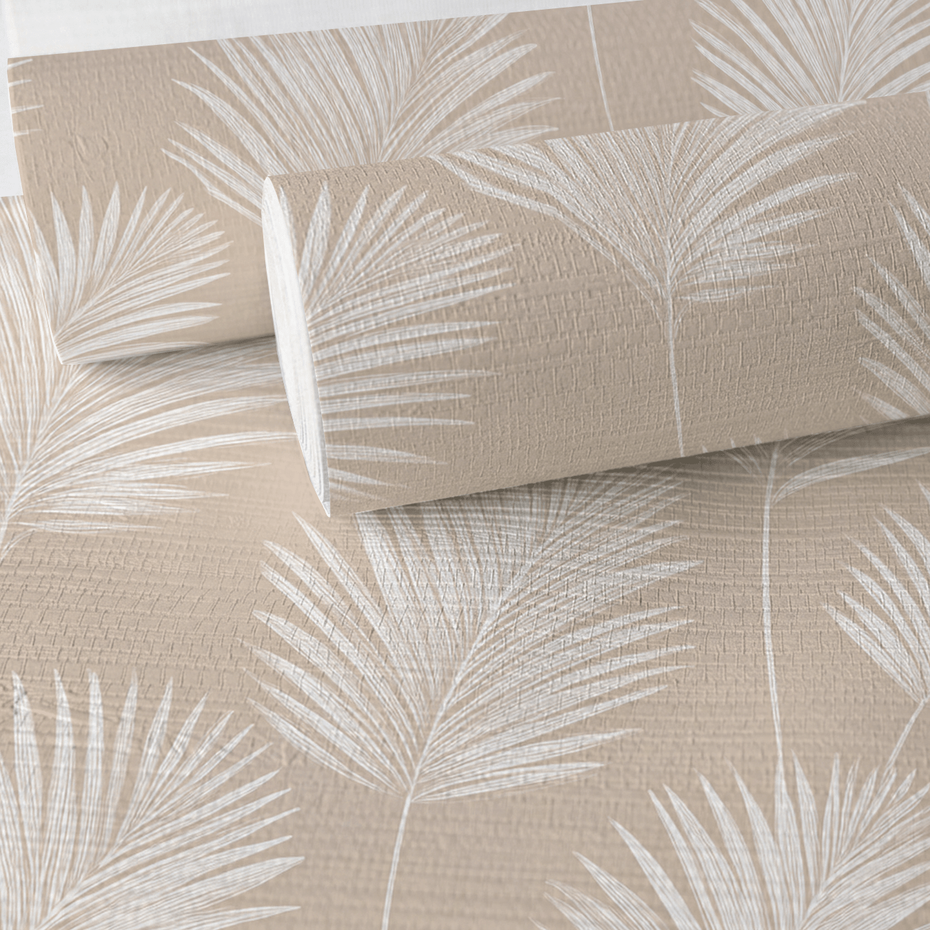 Sandswept Faux Grasscloth Wallpaper - Painted Paper