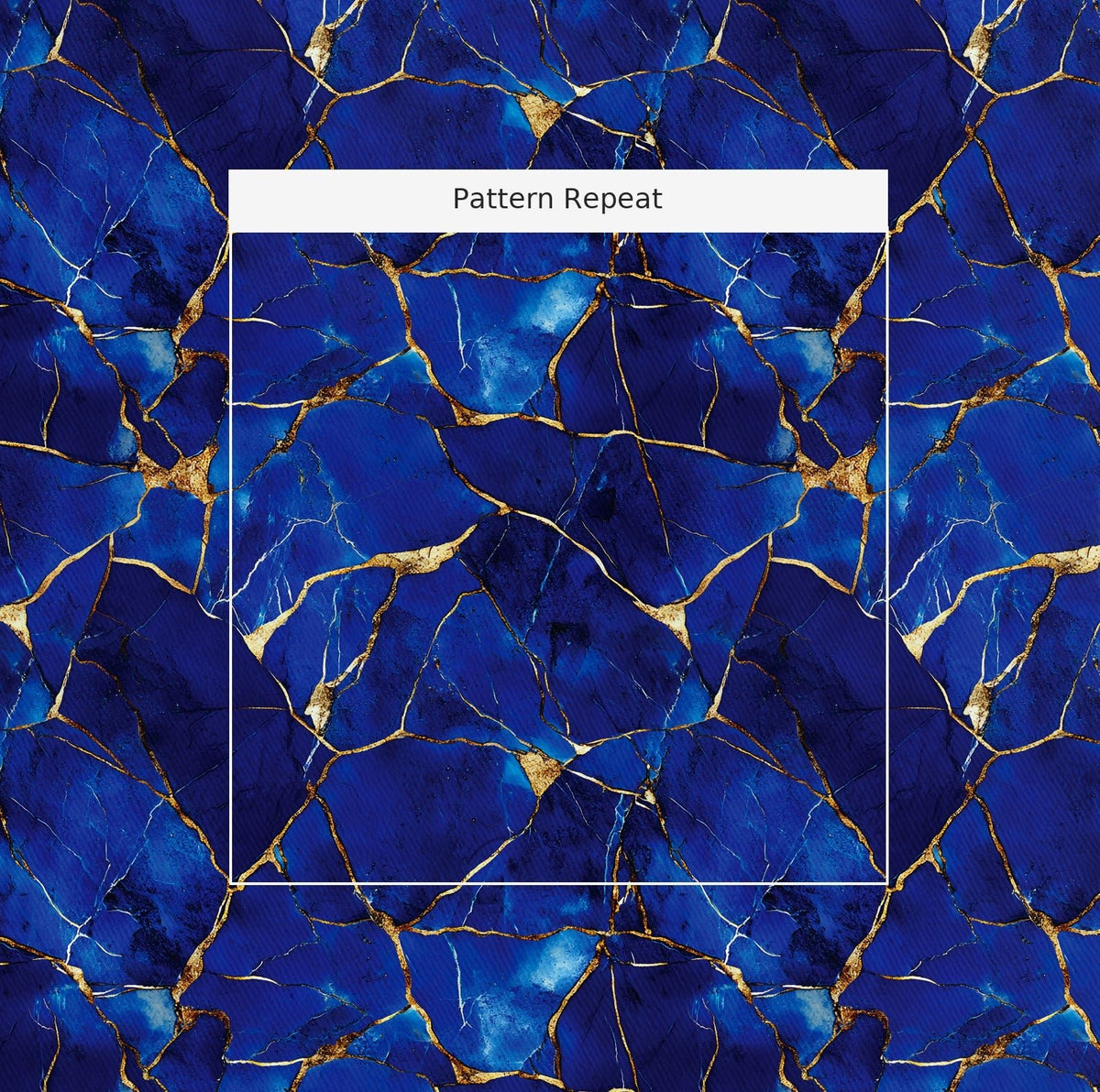 Sapphira - Fabric - Painted Paper