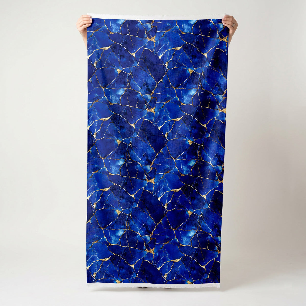 Sapphira - Fabric - Painted Paper
