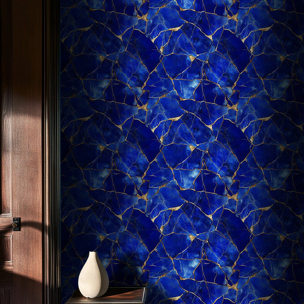 Sapphira Wallpaper - Painted Paper