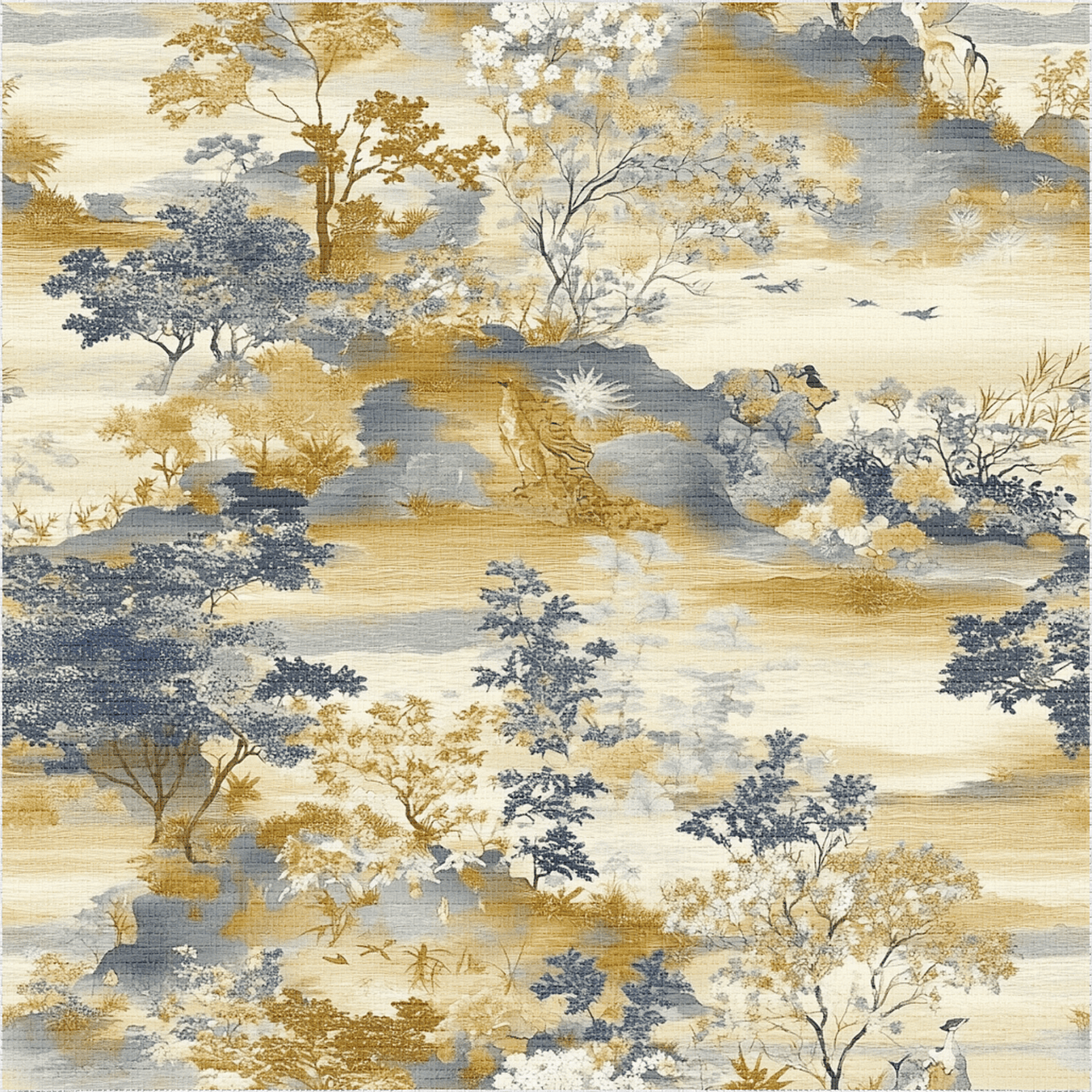 Savannah Faux Grasscloth Wallpaper - Painted Paper