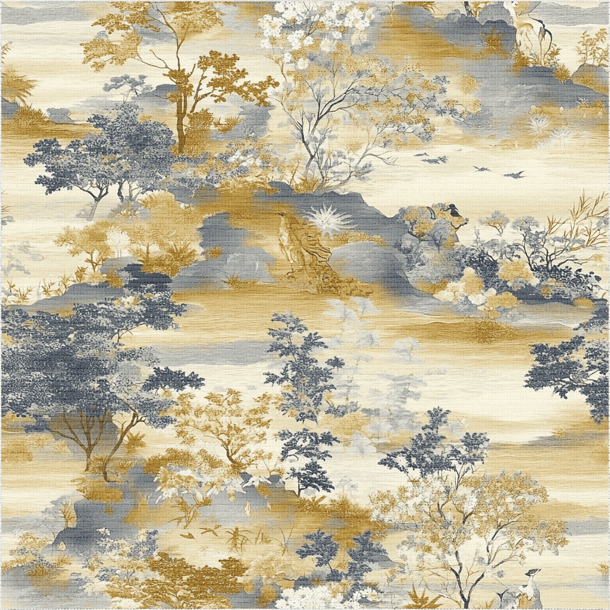 Savannah Faux Grasscloth Wallpaper - Painted Paper