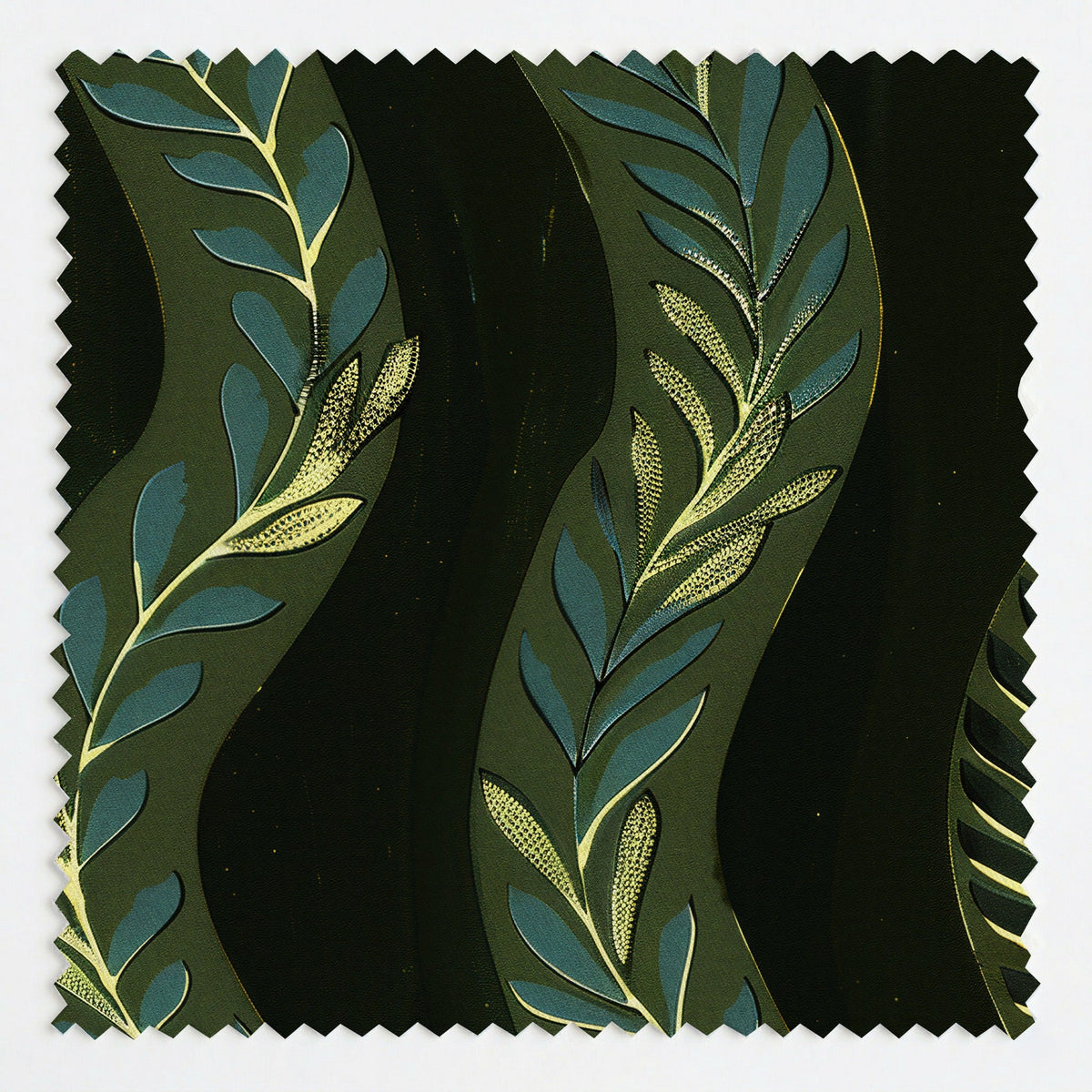 Sea Serpent Ikat - Fabric - Painted Paper
