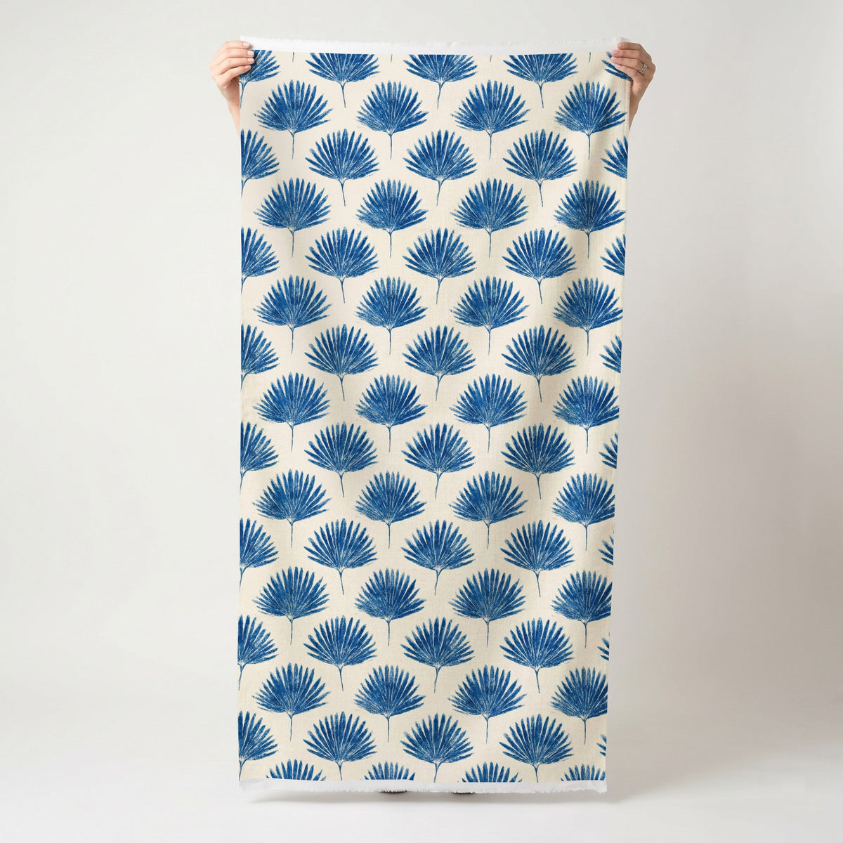 Seabreeze Palm - Fabric - Painted Paper