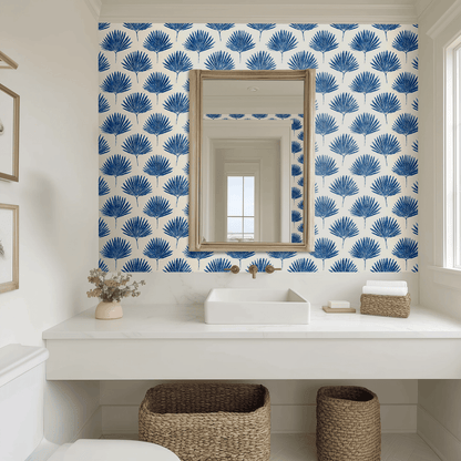 Seabreeze Palm Wallpaper - Painted Paper