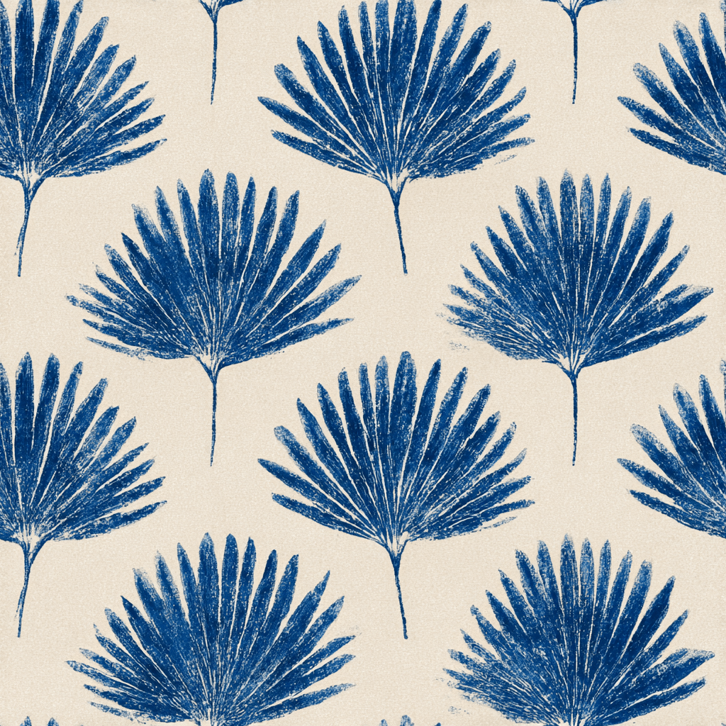Seabreeze Palm Wallpaper - Painted Paper