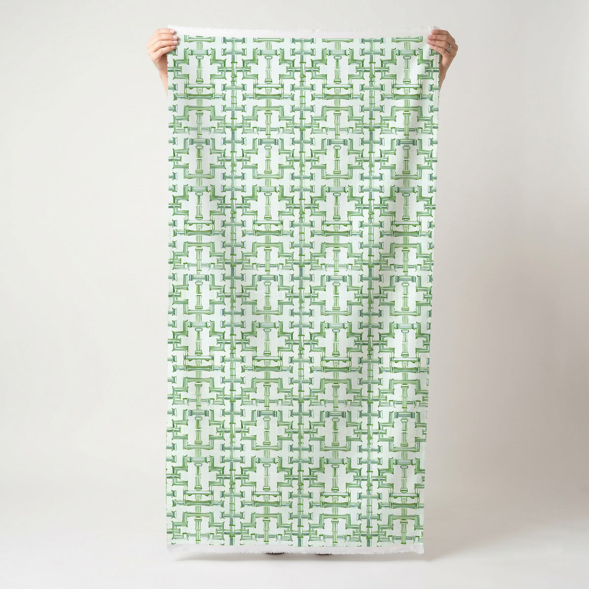 Seagrass Trellis - Fabric - Painted Paper
