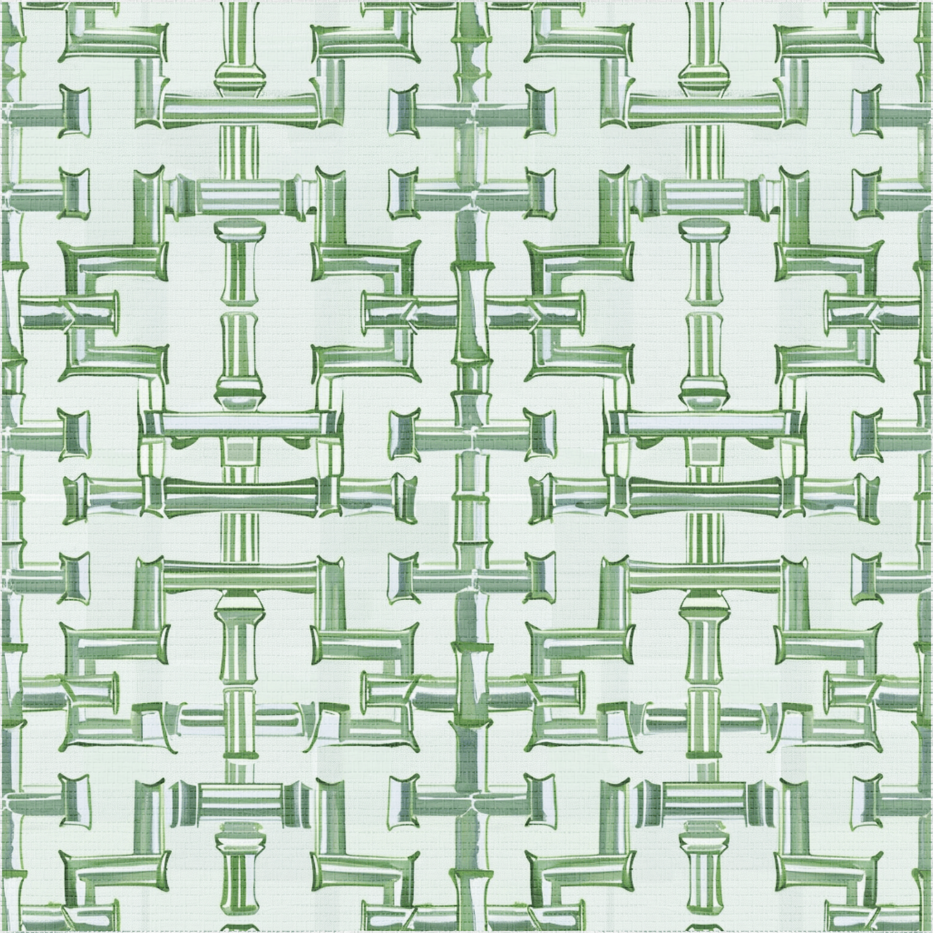 Seagrass Trellis Faux Grasscloth Wallpaper - Painted Paper