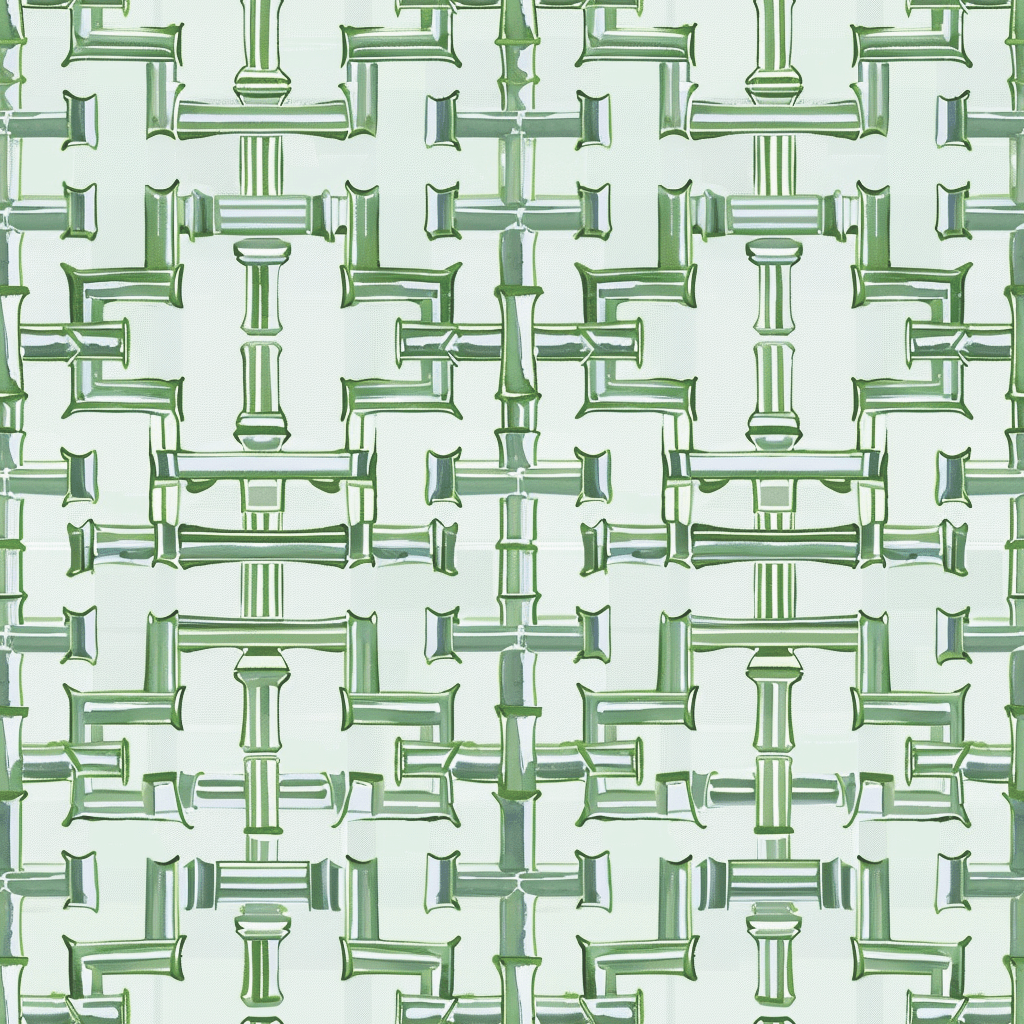 Seagrass Trellis Wallpaper - Painted Paper