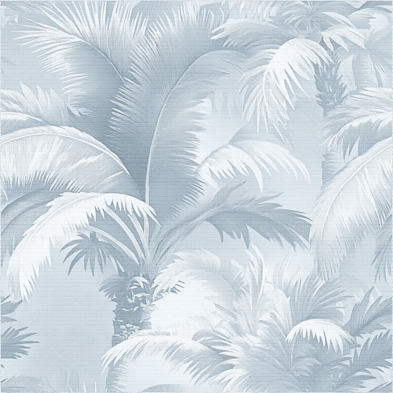Serene Palm Faux Grasscloth Wallpaper - Painted Paper