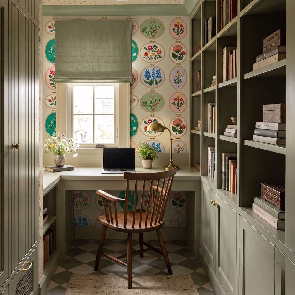 Sew Lovely Wallpaper - Painted Paper