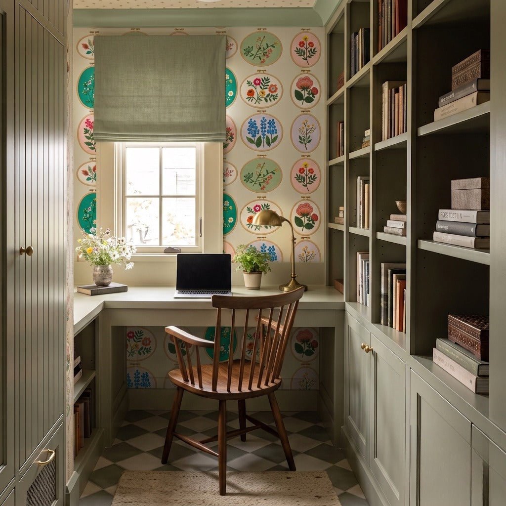 Sew Lovely Wallpaper - Painted Paper