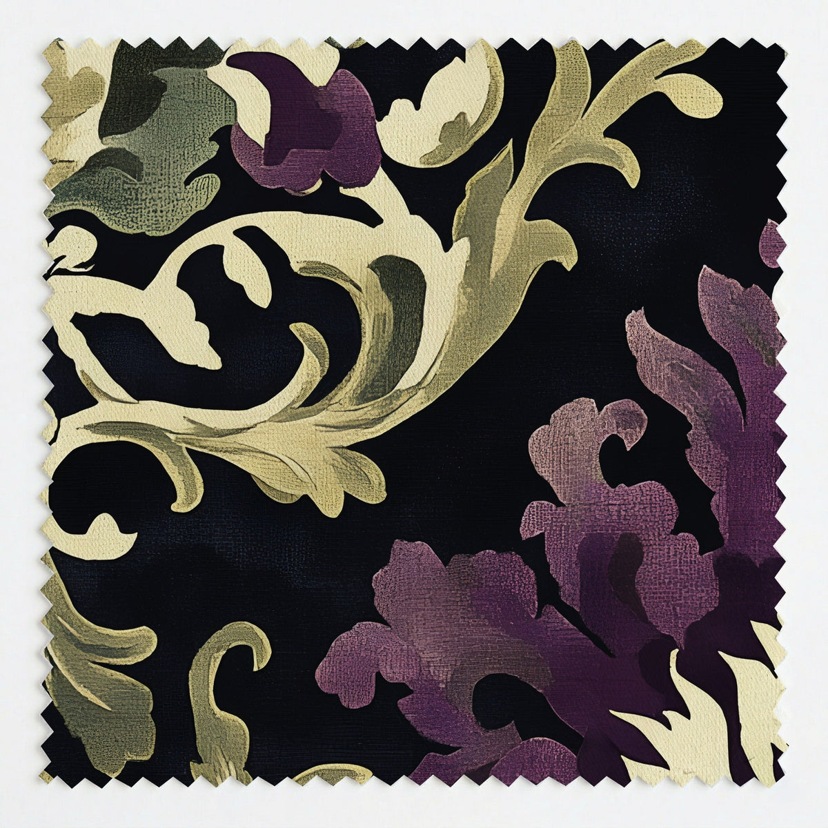 Shadow Damask - Fabric - Painted Paper