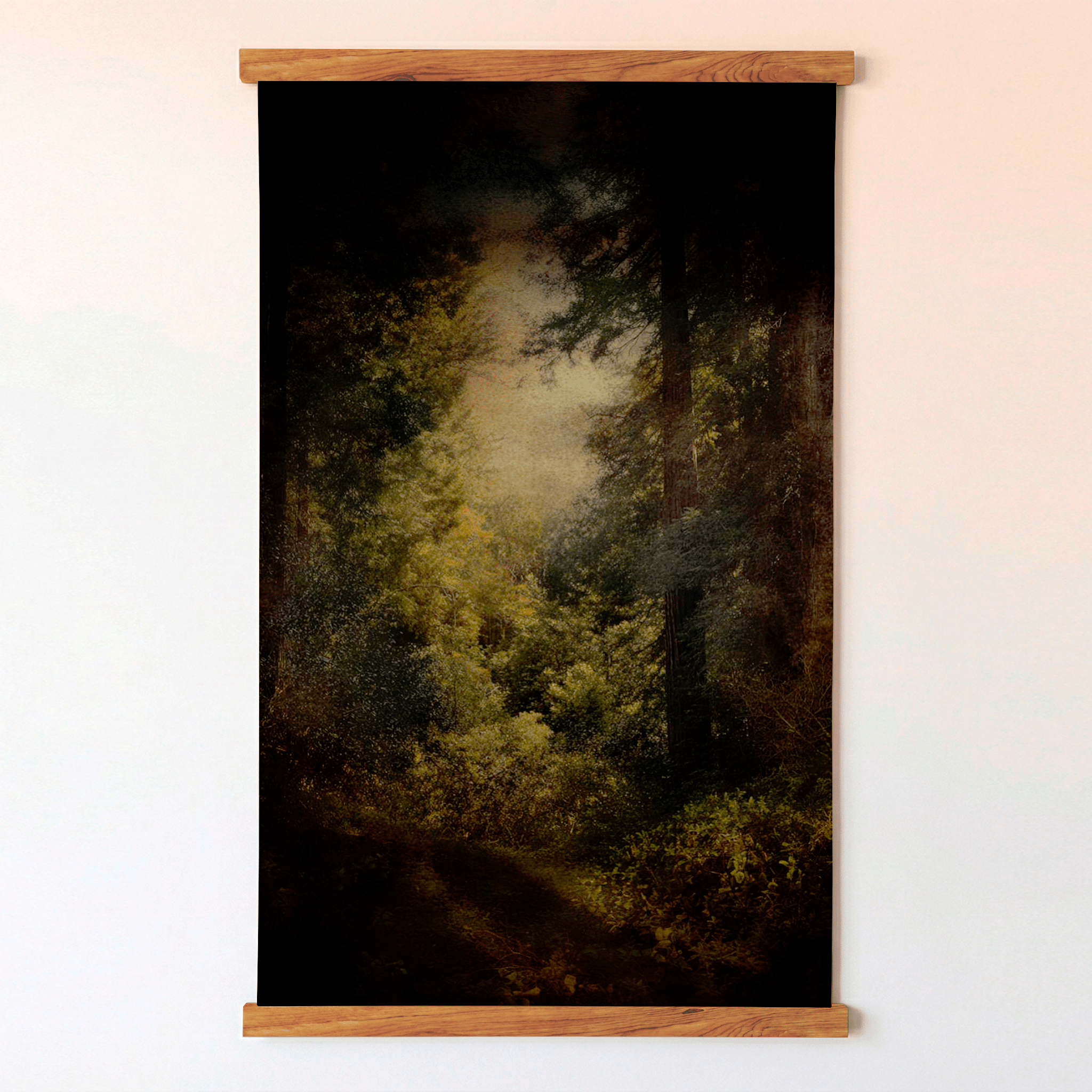 Shadowed Forest - Tapestry - Painted Paper