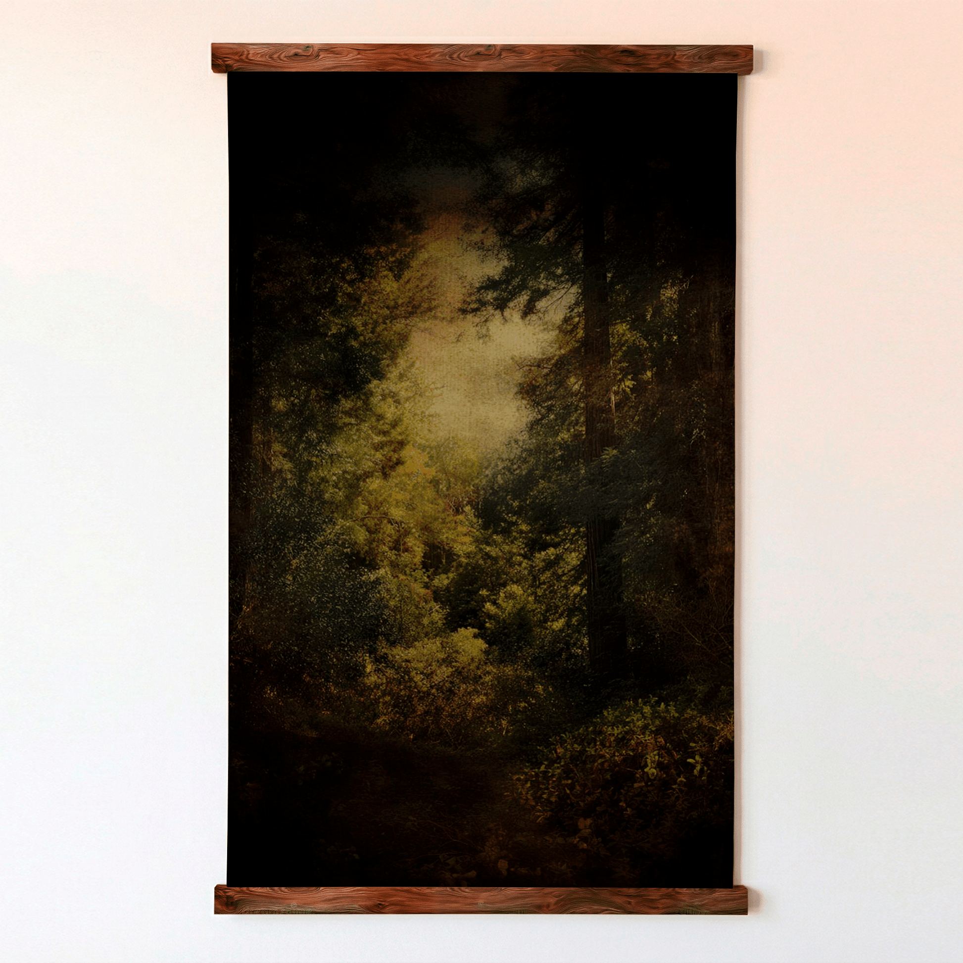 Shadowed Forest - Tapestry - Painted Paper
