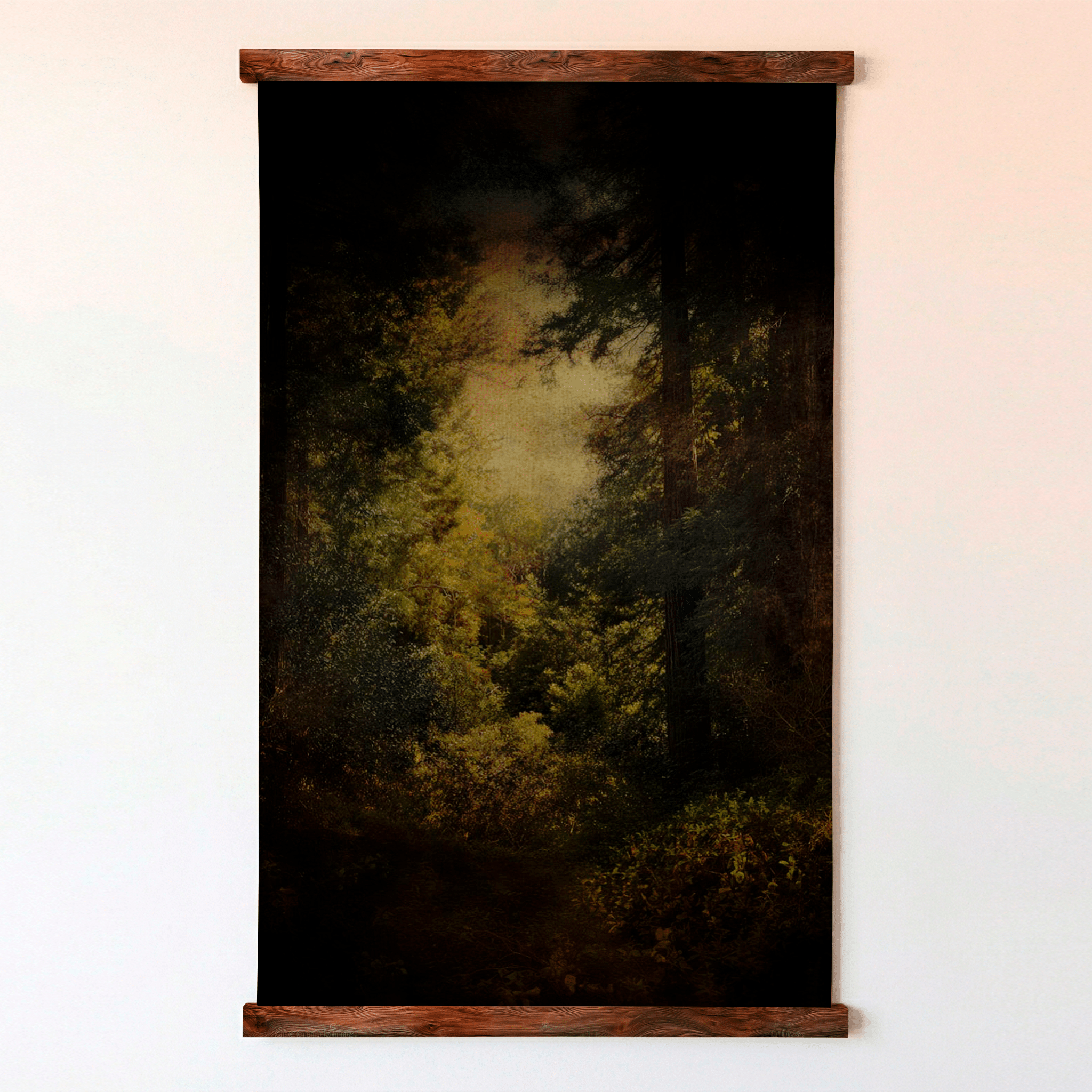 Shadowed Forest - Tapestry - Painted Paper