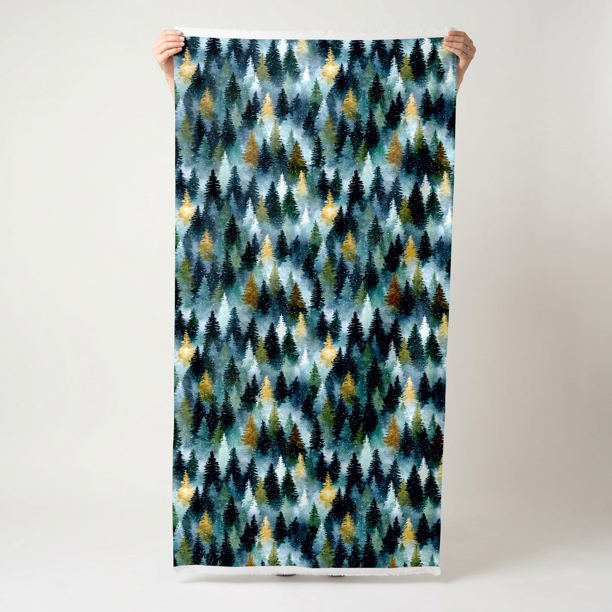 Shadowed Spruce - Fabric - Painted Paper