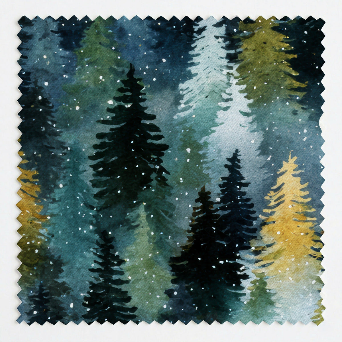 Shadowed Spruce - Fabric - Painted Paper