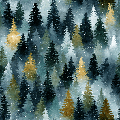 Shadowed Spruce Wallpaper - Painted Paper