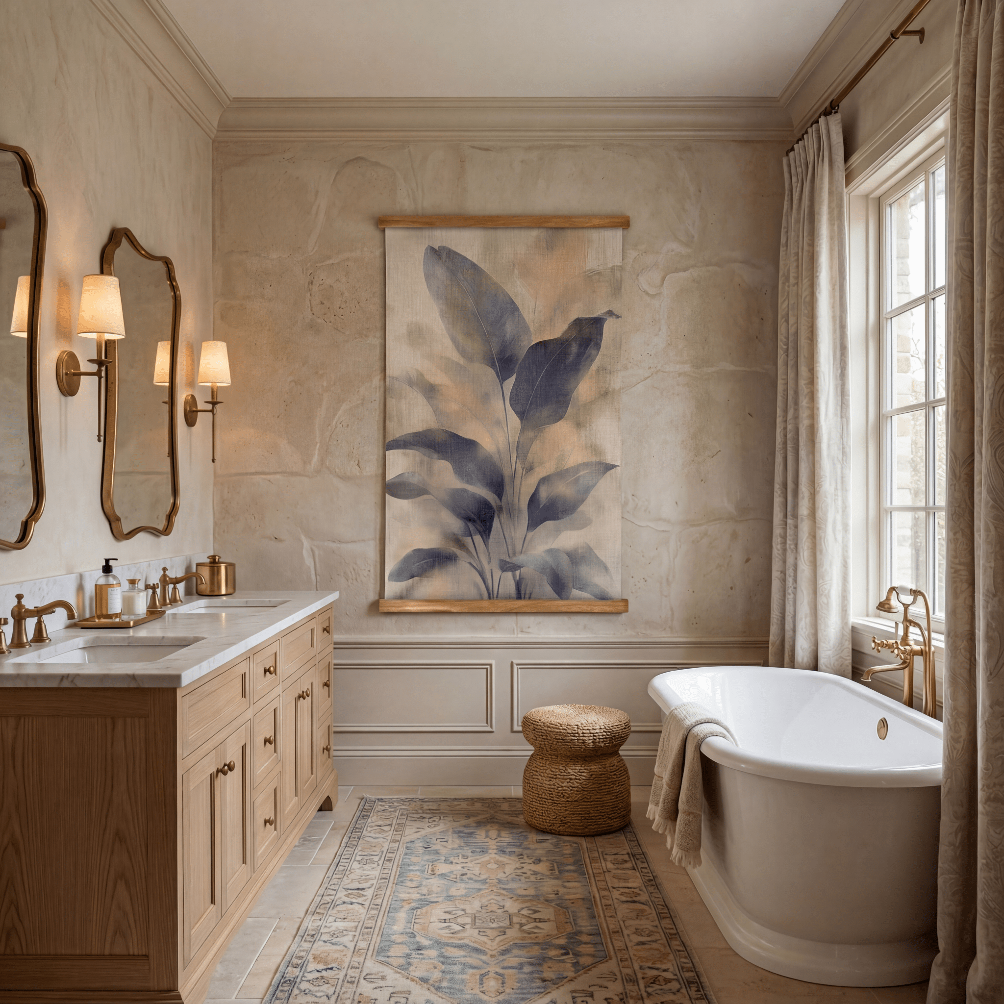 Shadowleaf Study - Tapestry - Painted Paper