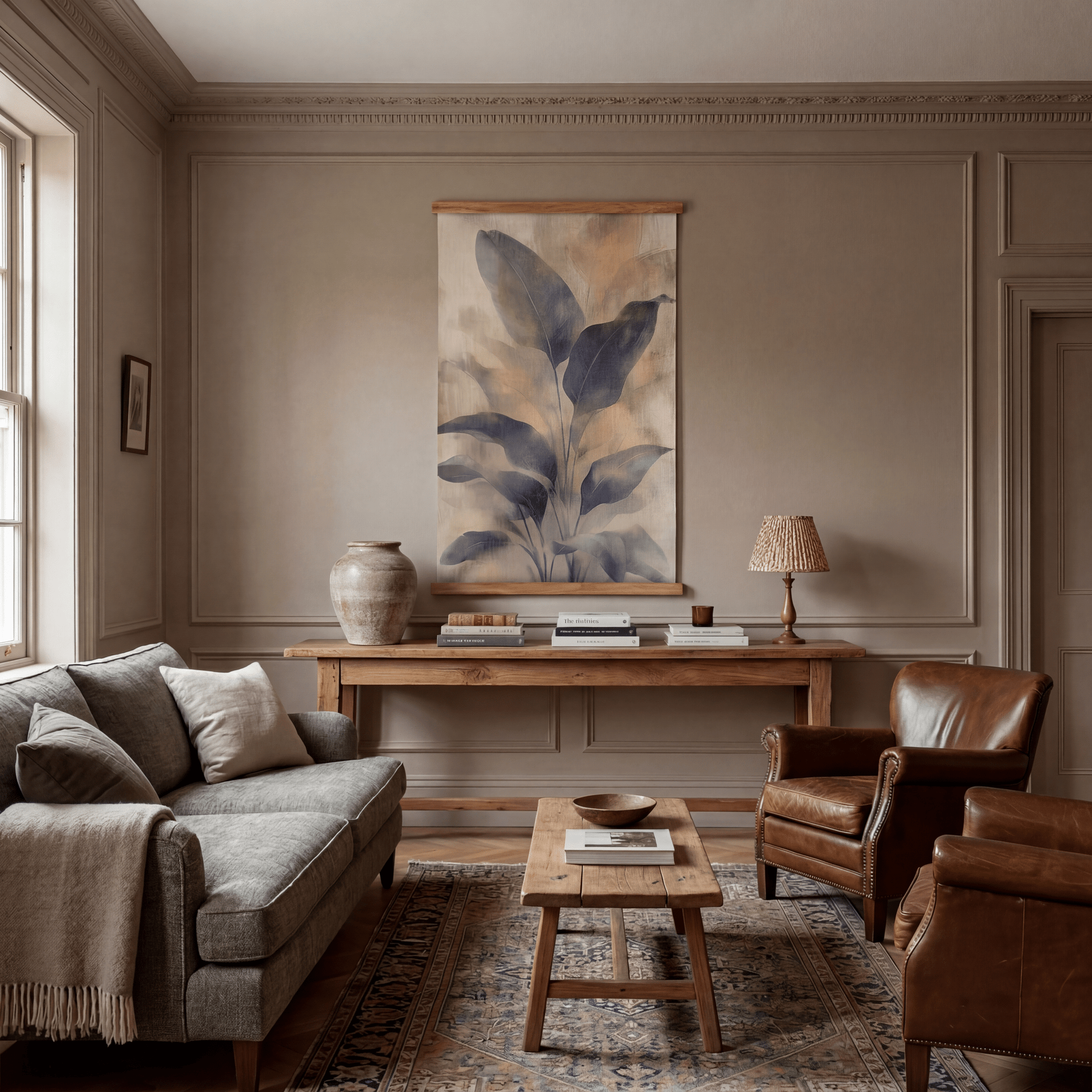 Shadowleaf Study - Tapestry - Painted Paper