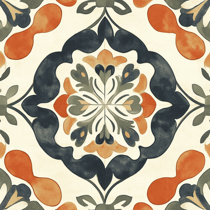 Sienna Crest Wallpaper - Painted Paper