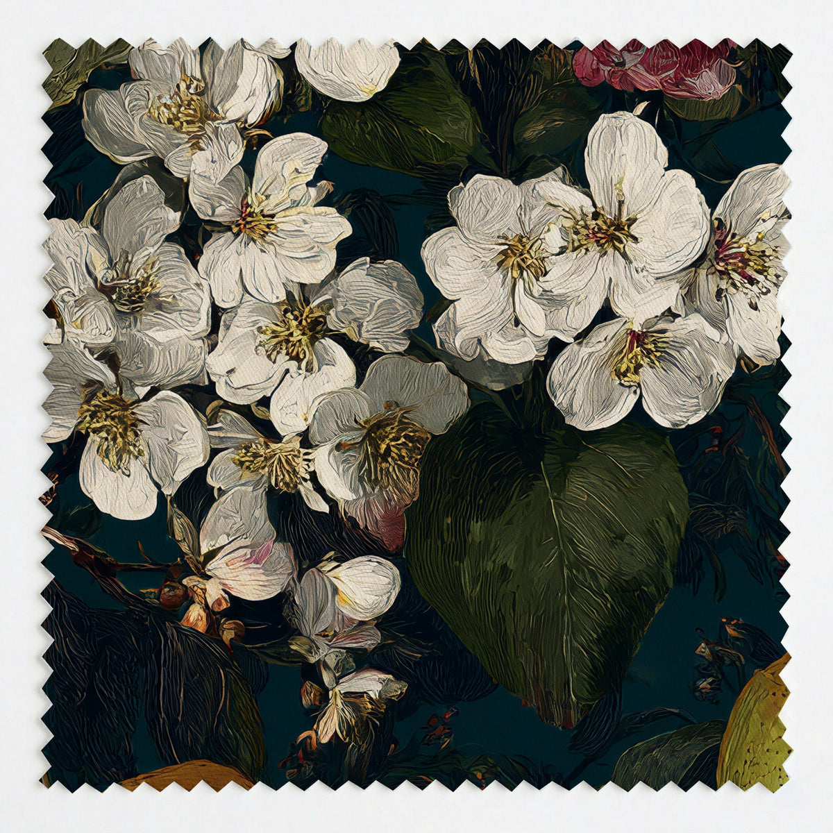 Silken Pear - Fabric - Painted Paper