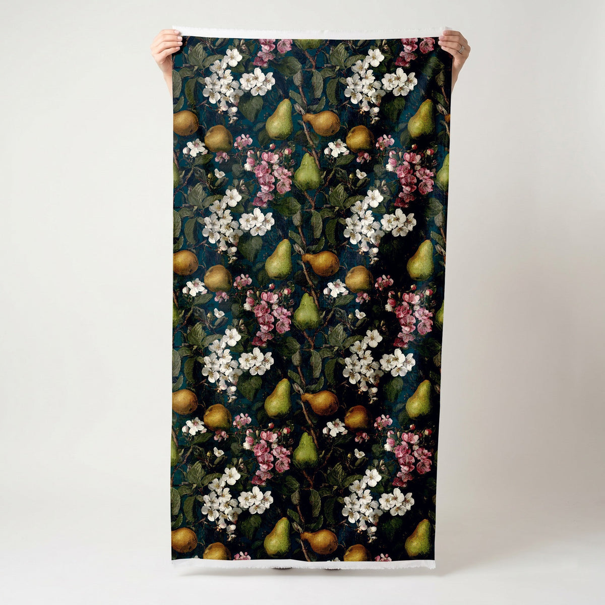 Silken Pear - Fabric - Painted Paper
