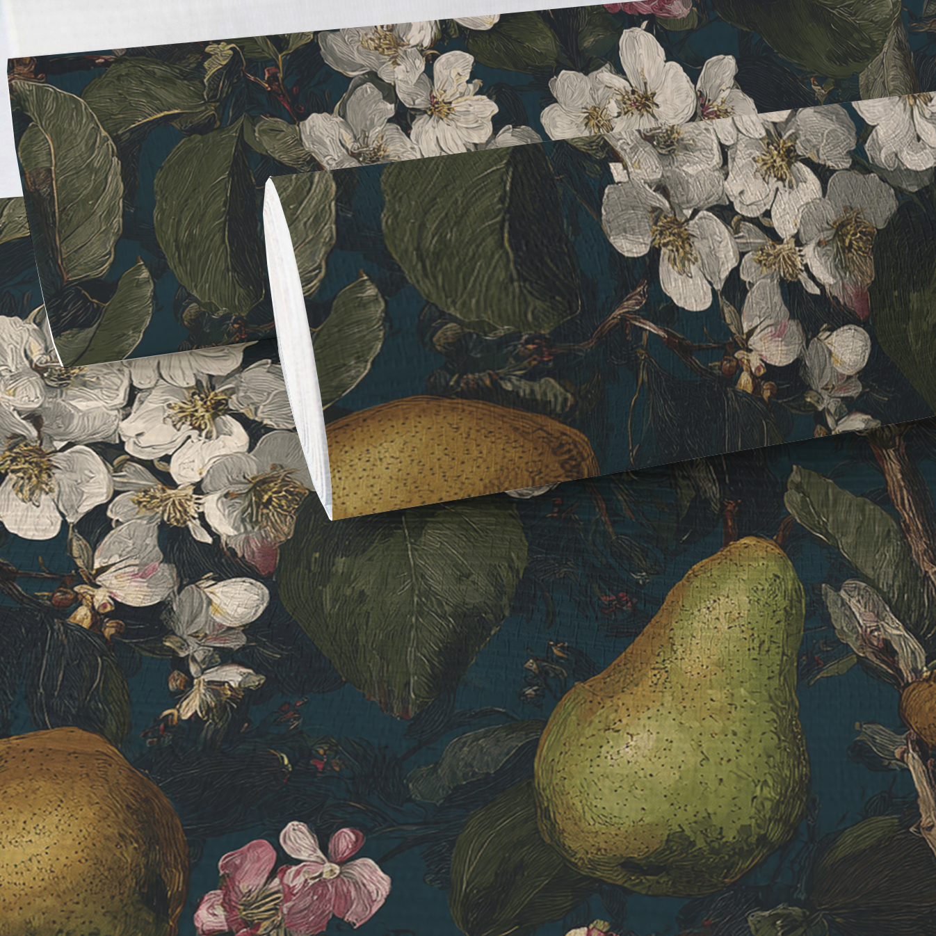 Silken Pear Faux Grasscloth Wallpaper