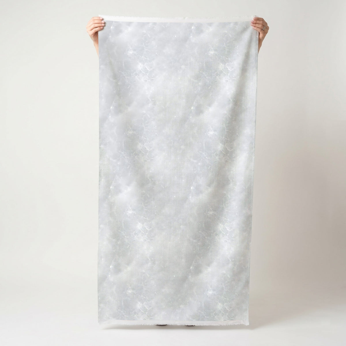 Silver Frost - Fabric - Painted Paper