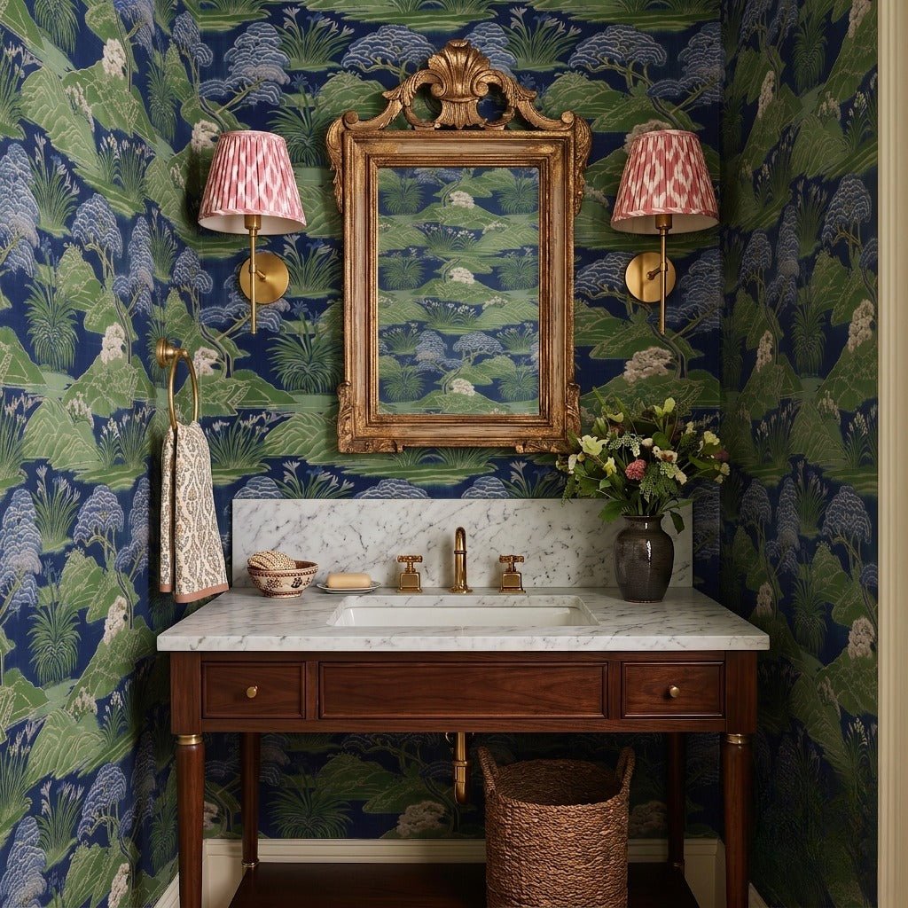 Skipping Stone - Wallpaper - Painted Paper