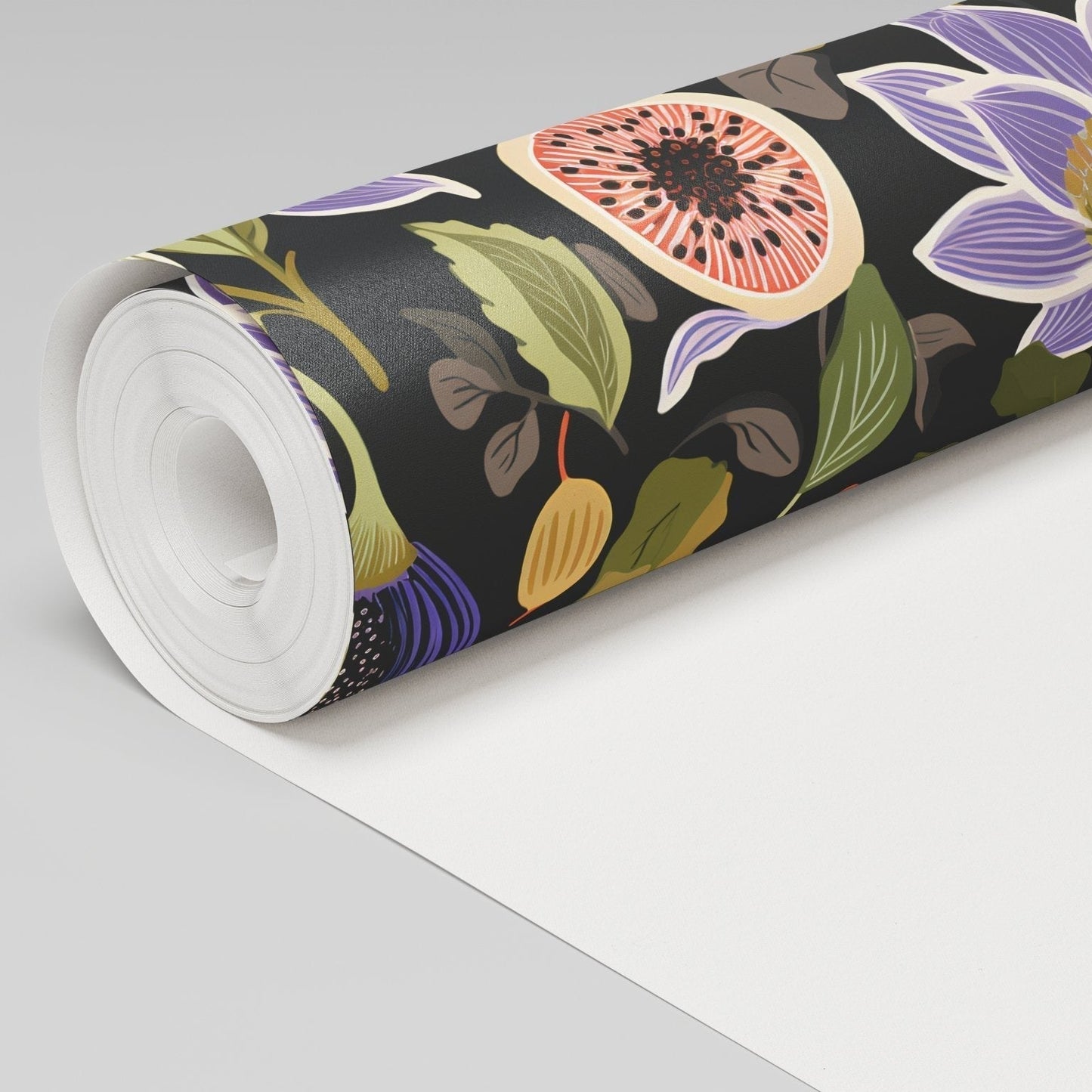 Sloane Fig Floral Wallpaper - Painted Paper