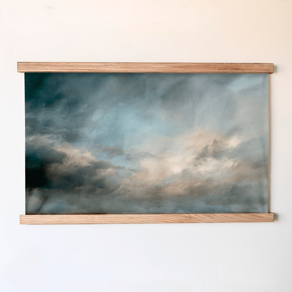 Soft Sky - Tapestry - Painted Paper