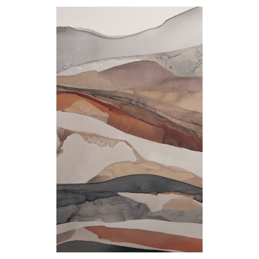 Soft Strata - Tapestry - Painted Paper