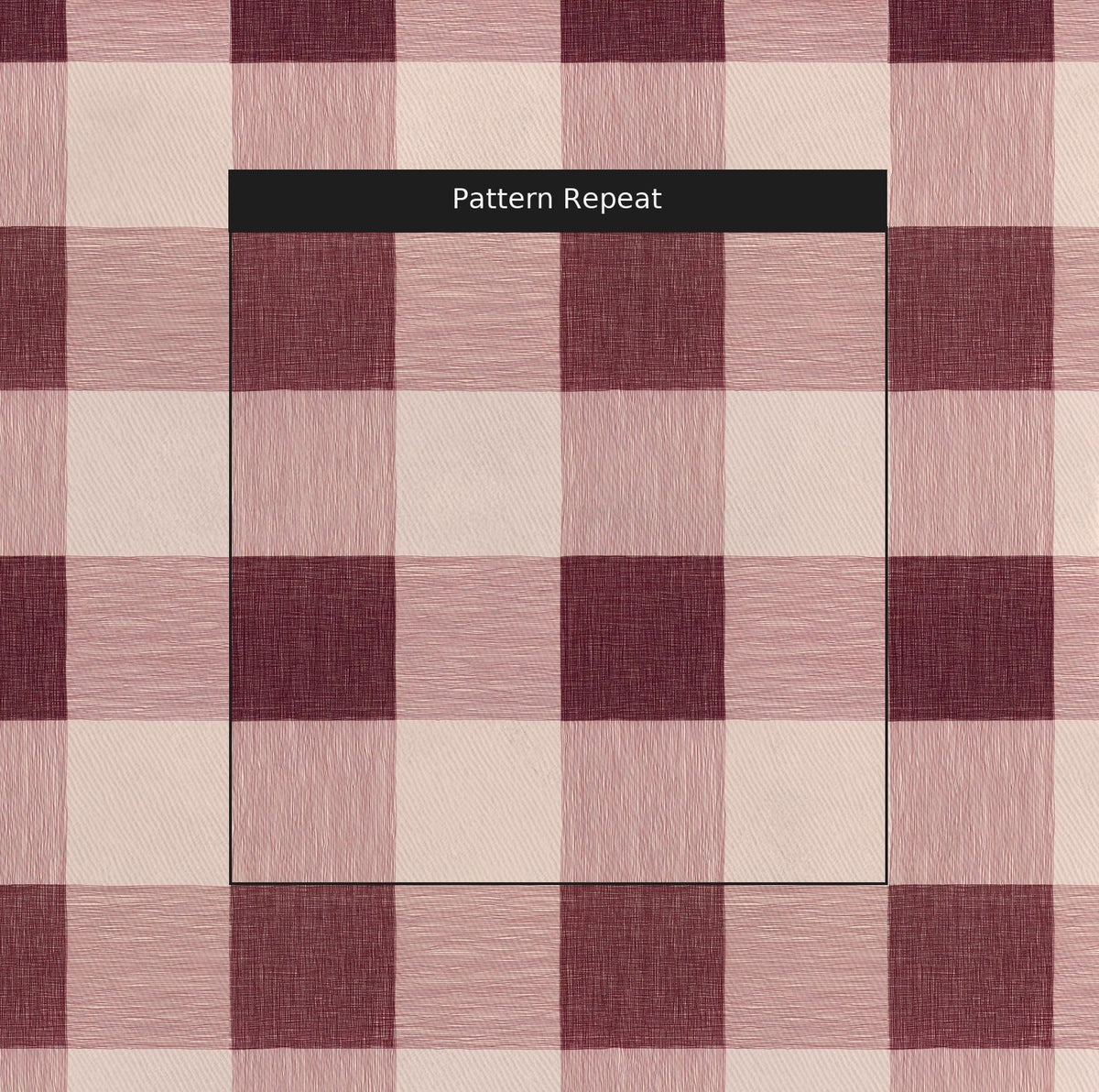 Softly Squared - Burgundy - Fabric - Painted Paper
