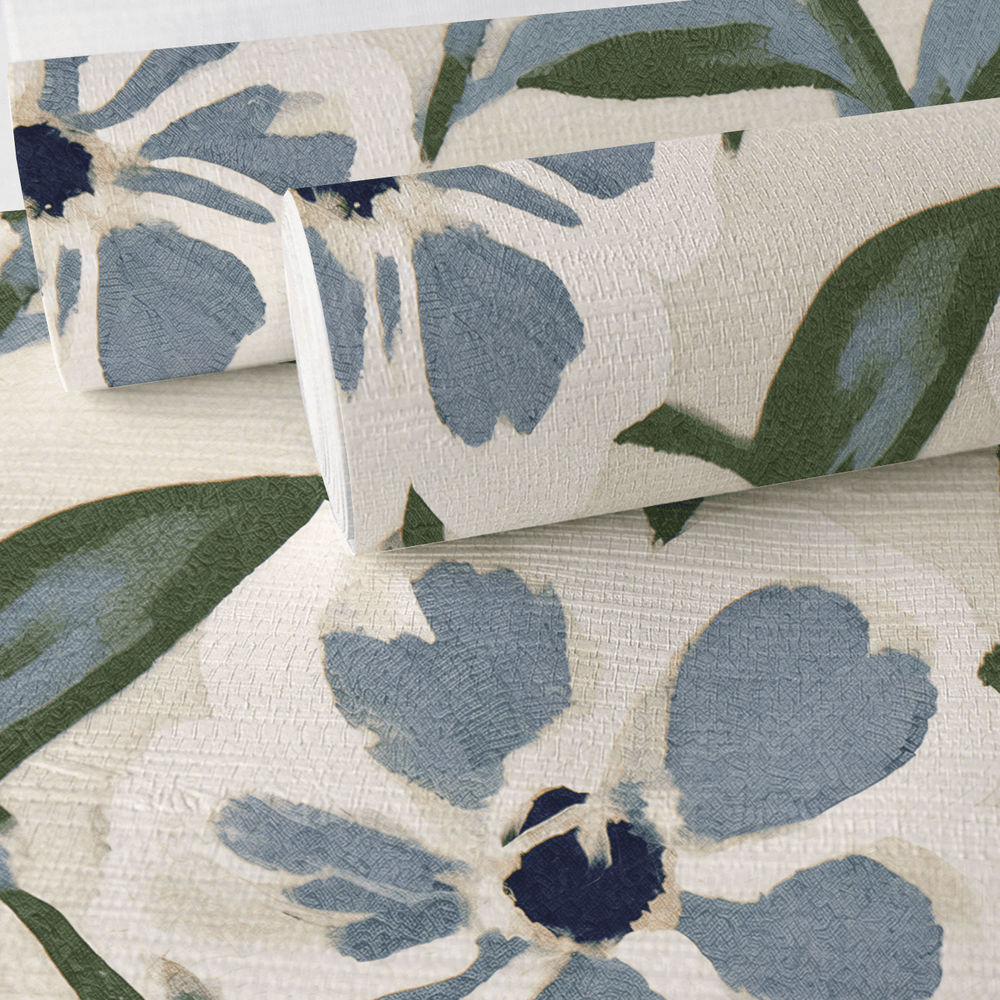 Somewhere Lovely Faux Grasscloth Wallpaper - Painted Paper