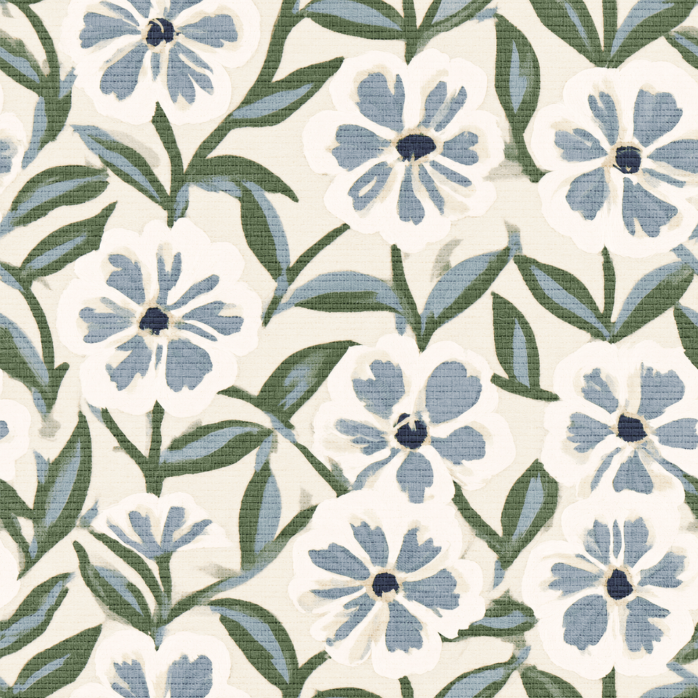 Somewhere Lovely Faux Grasscloth Wallpaper - Painted Paper