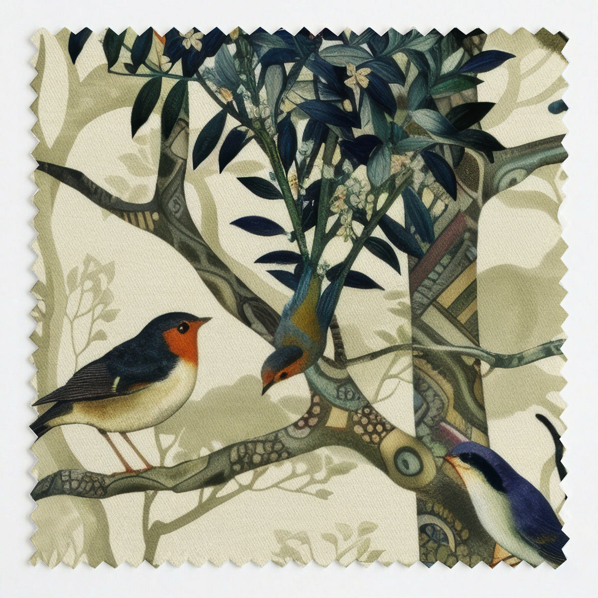 Songbird Canopy - Fabric - Painted Paper