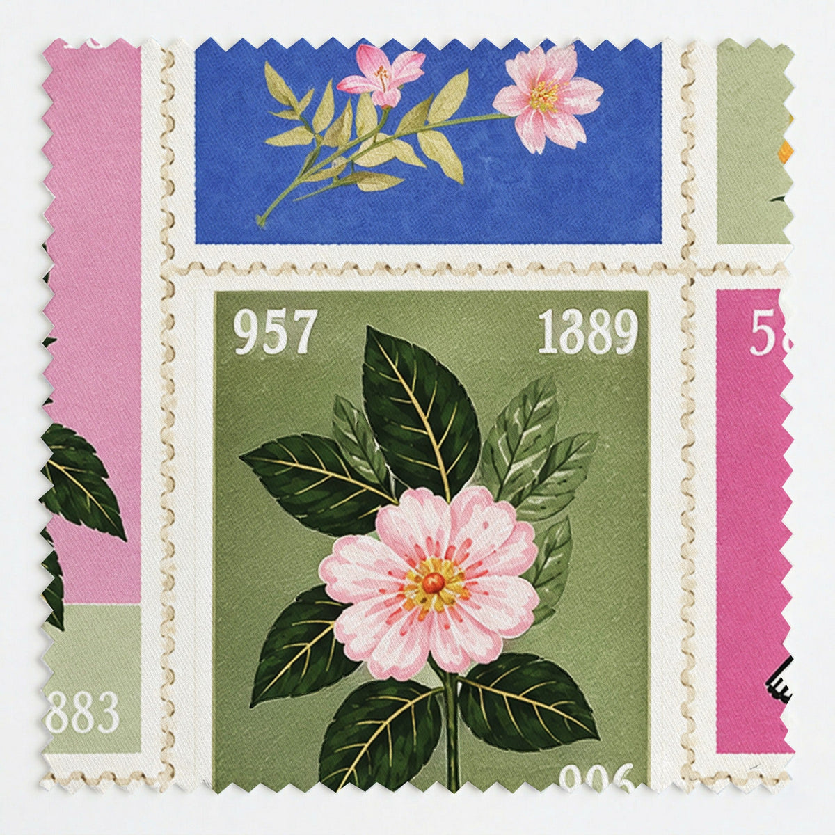 Songbird Stamps Update - Fabric - Painted Paper