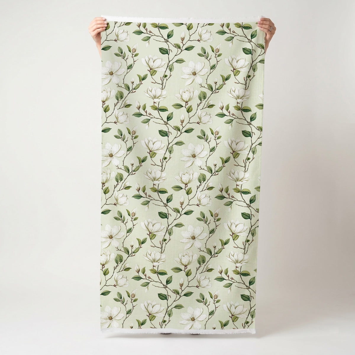 Southern Magnolias - Fabric - Painted Paper