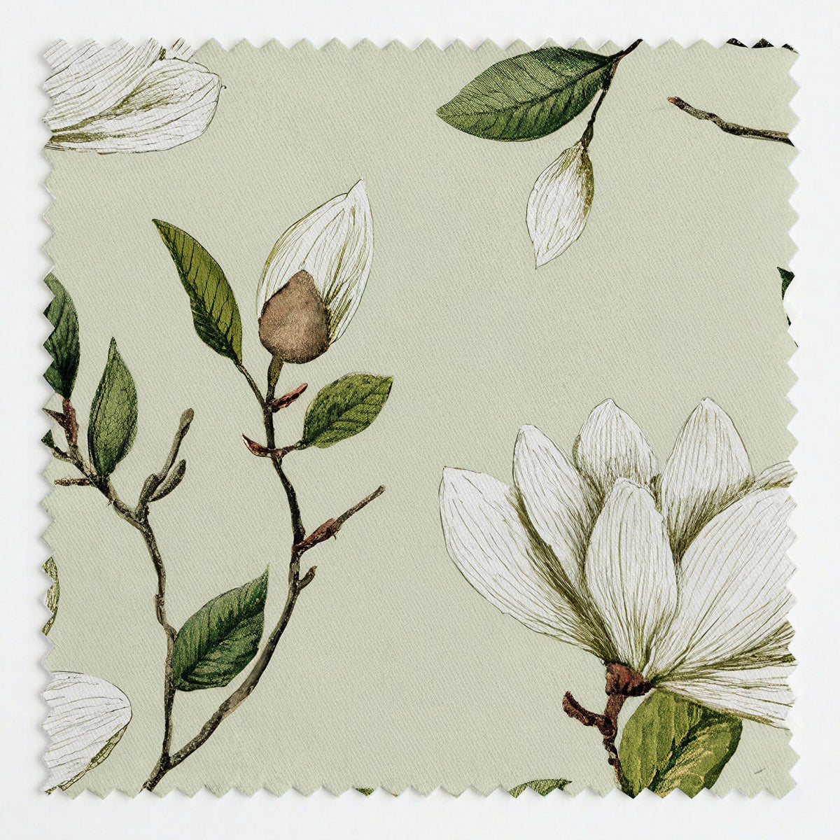 Southern Magnolias - Fabric - Painted Paper