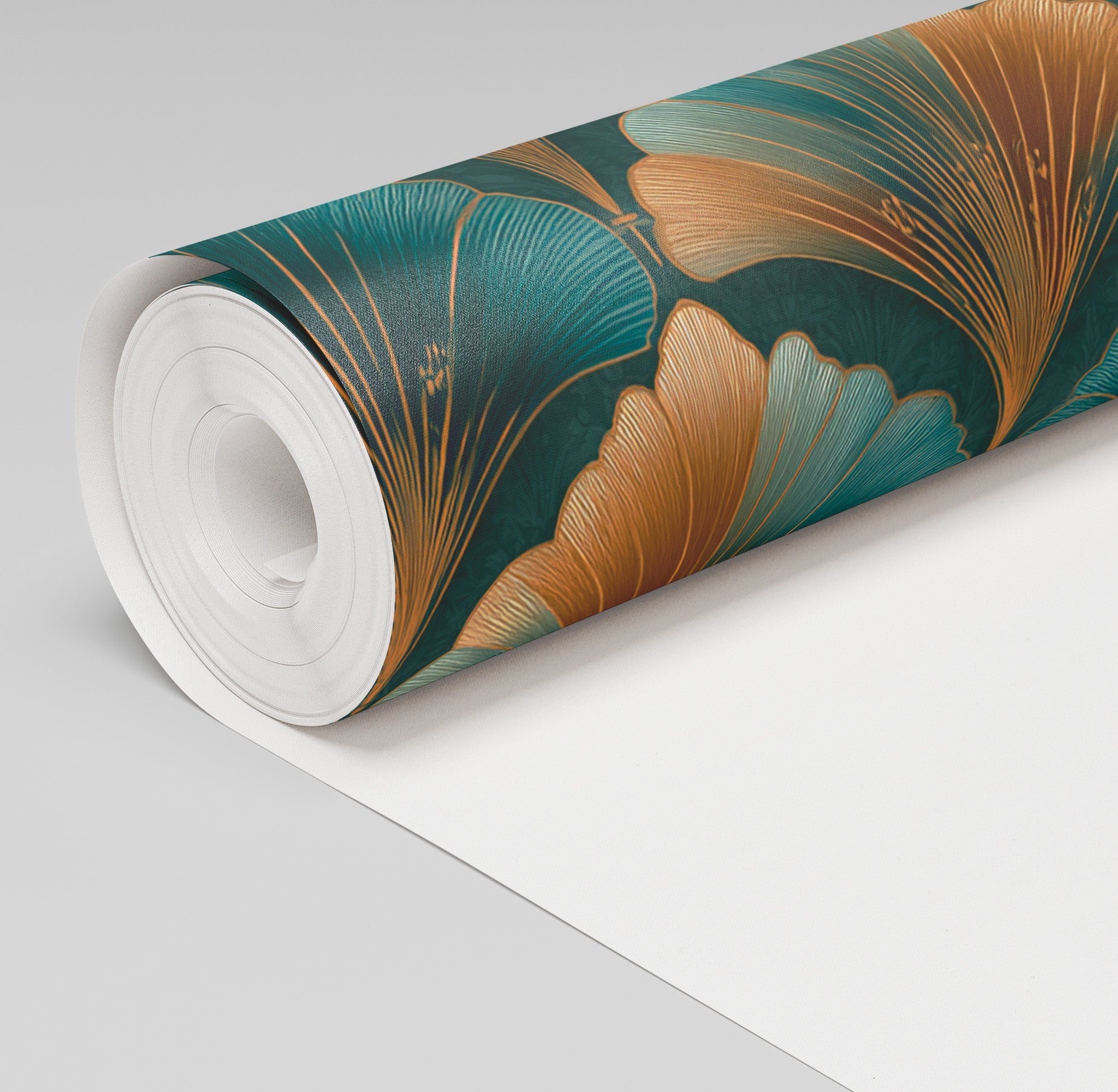 Sovereign Fan Wallpaper - Painted Paper