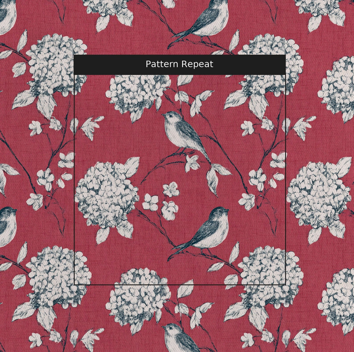 Sparrow & Vine - Fabric - Painted Paper