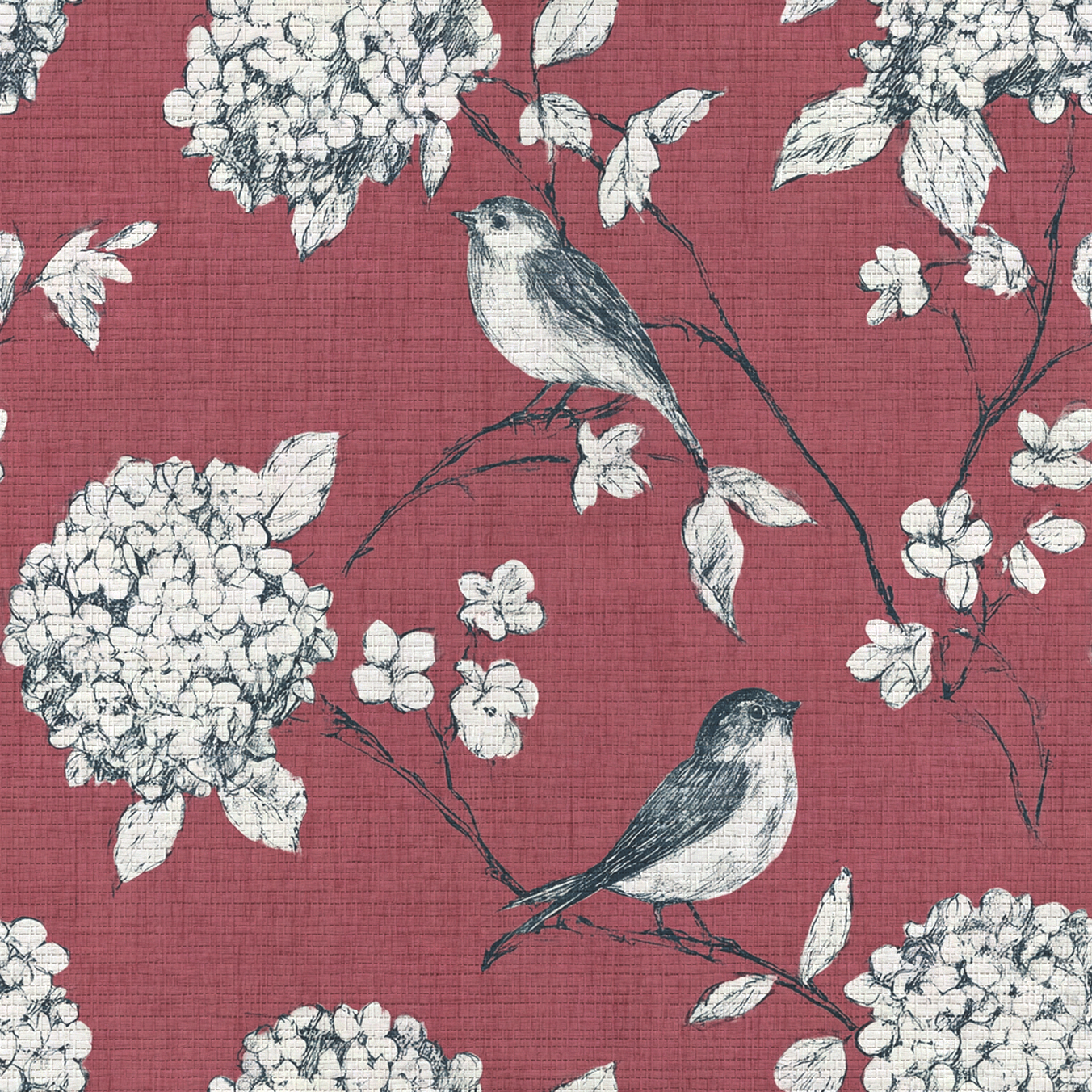 Sparrow & Vine Faux Grasscloth Wallpaper